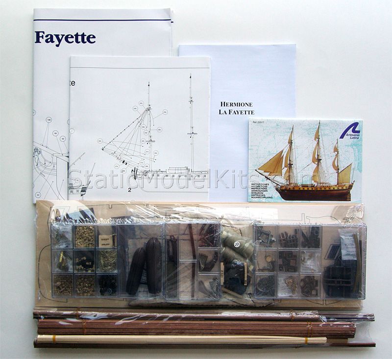 Ship model kit Hermione La Fayette, Artesania Latina