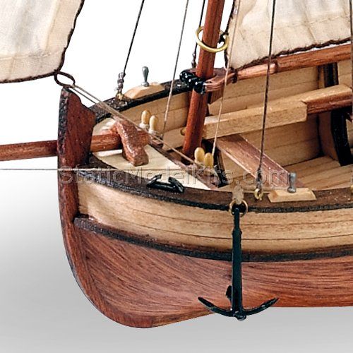 Ship model  Endeavour's lonhboat details