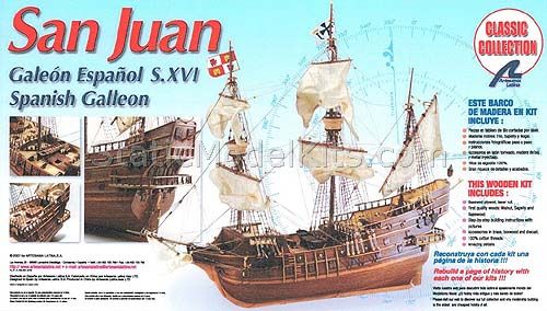 Ship model kit San Juan, Artesania Latina