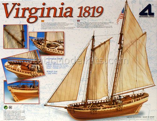 Ship model kit Virginia Latina