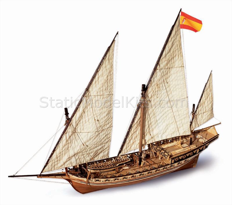 Ship model kit Cazador, Occre