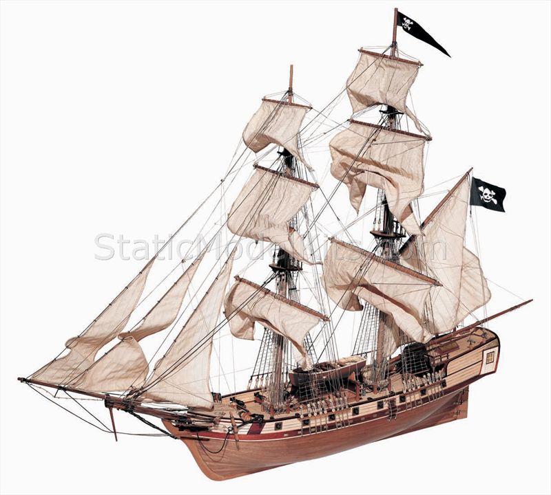 Ship model kit Corsair, Occre