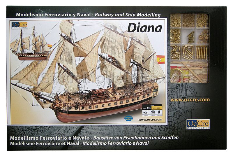 Ship model kit Diana, Occre