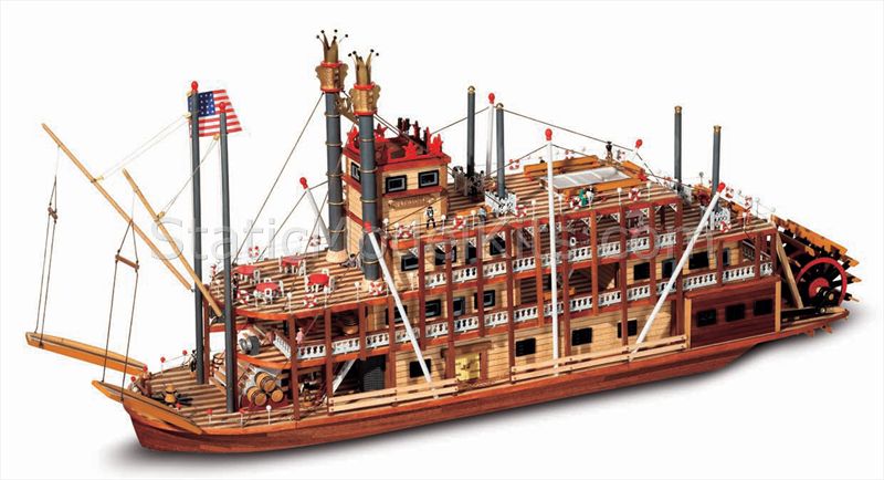 Ship model kit Mississippi, Occre