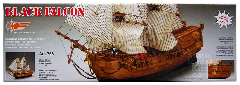 Black Falcon - ship model kit Mantua